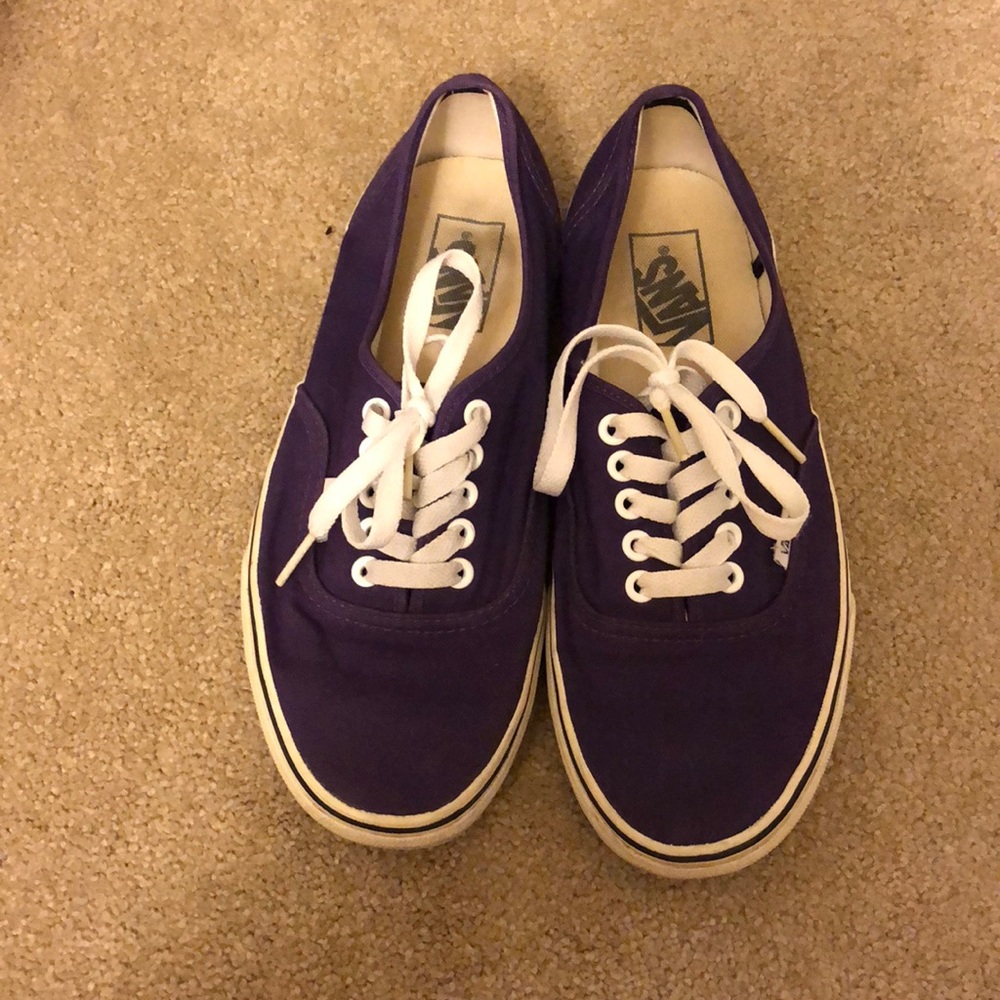 Purple Vans Size 8